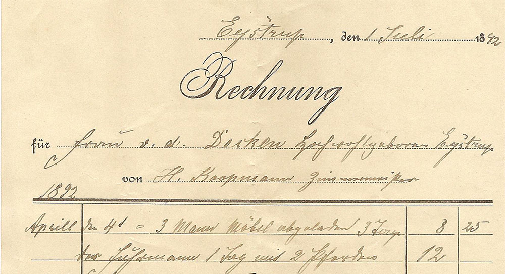 Ehemaliger Ortsgrenzenverlauf zwischen Eystrup und Doenhausen