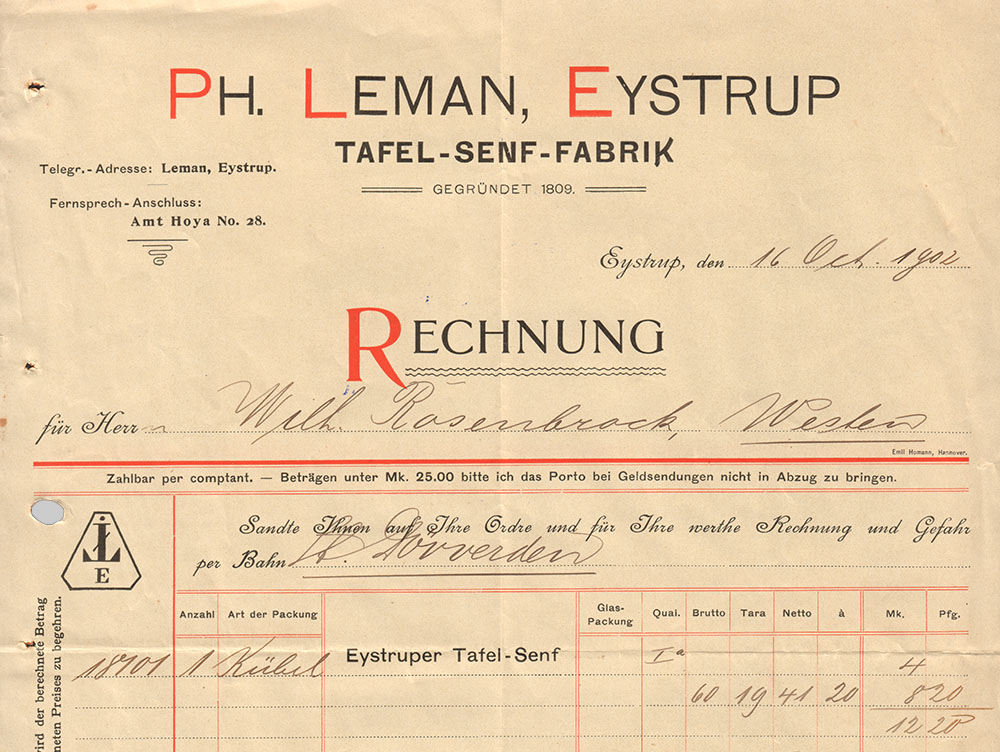 Ph. Leman Tafel-Senf-Fabrik