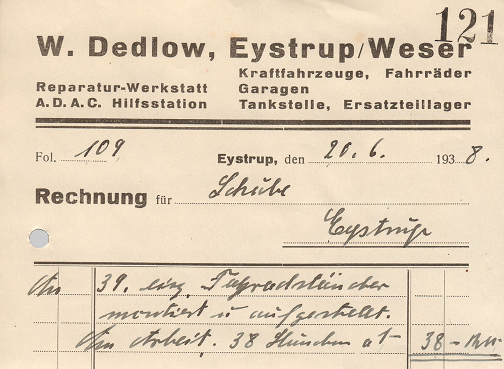 W. Dedlow Reparatur-Werkstatt ADAC Hilfsstation