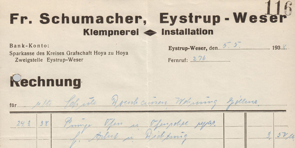 Fr. Schumacher Klempnerei Installation