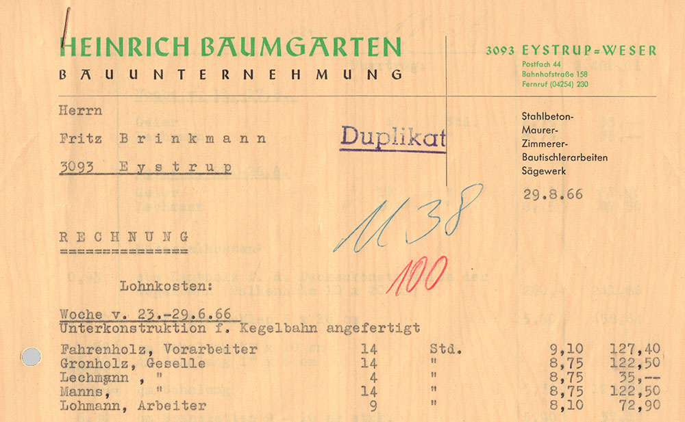 Heinrich Baumgarten Bauunternehmung