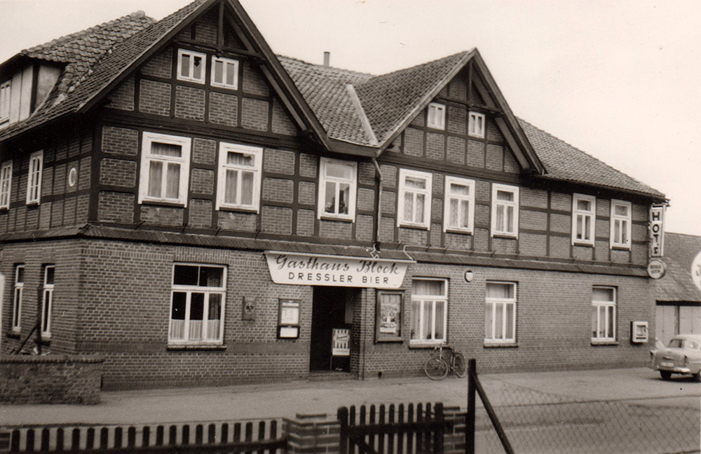 Gasthaus Block, Ansichtskarte um 1960