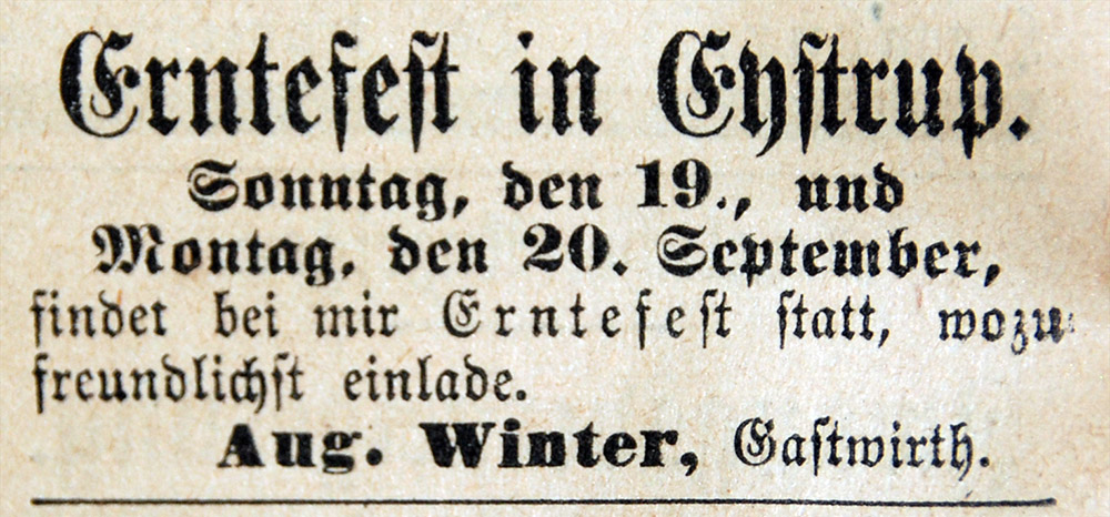 Hoyaer Wochenblatt vom 01.08.1902