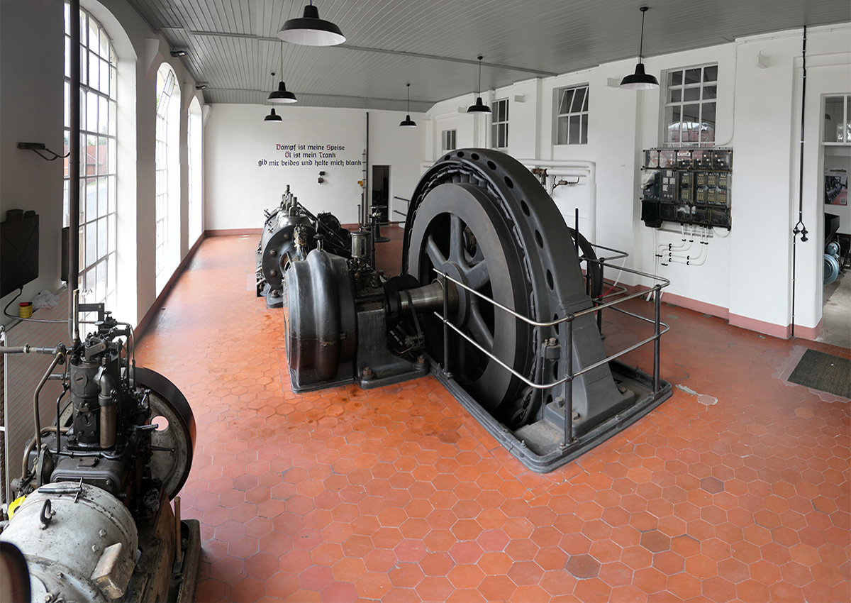 Die größte noch betriebsfähige Stationärdampfmaschine Norddeutschlands.