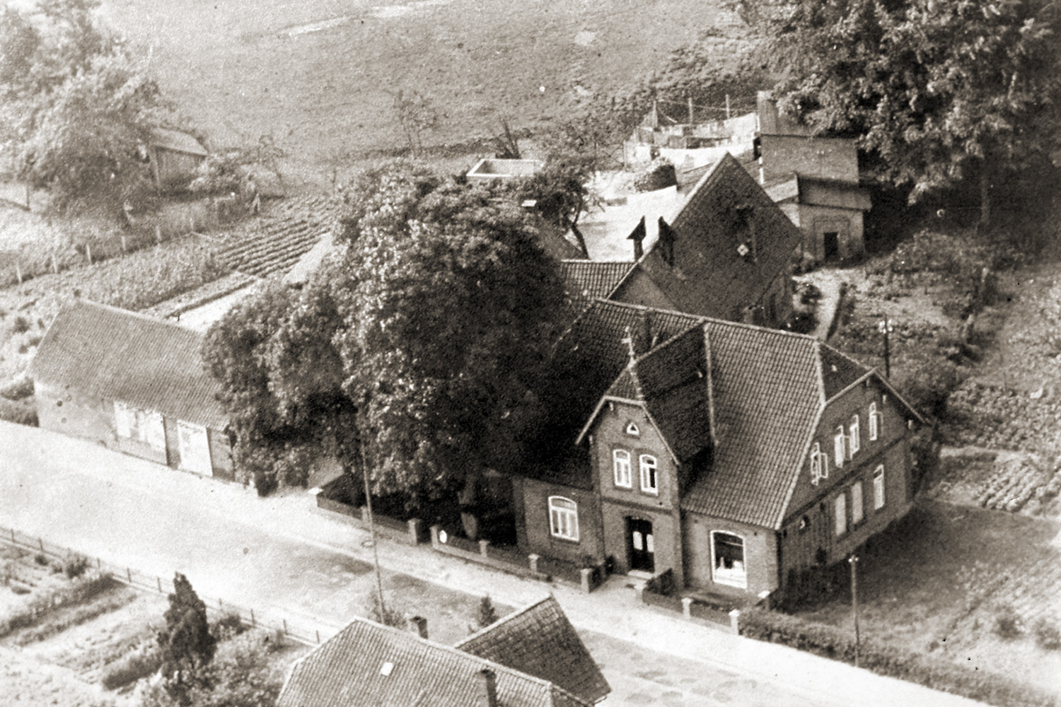 Luftaufnahme Schlachterei Johann Suling