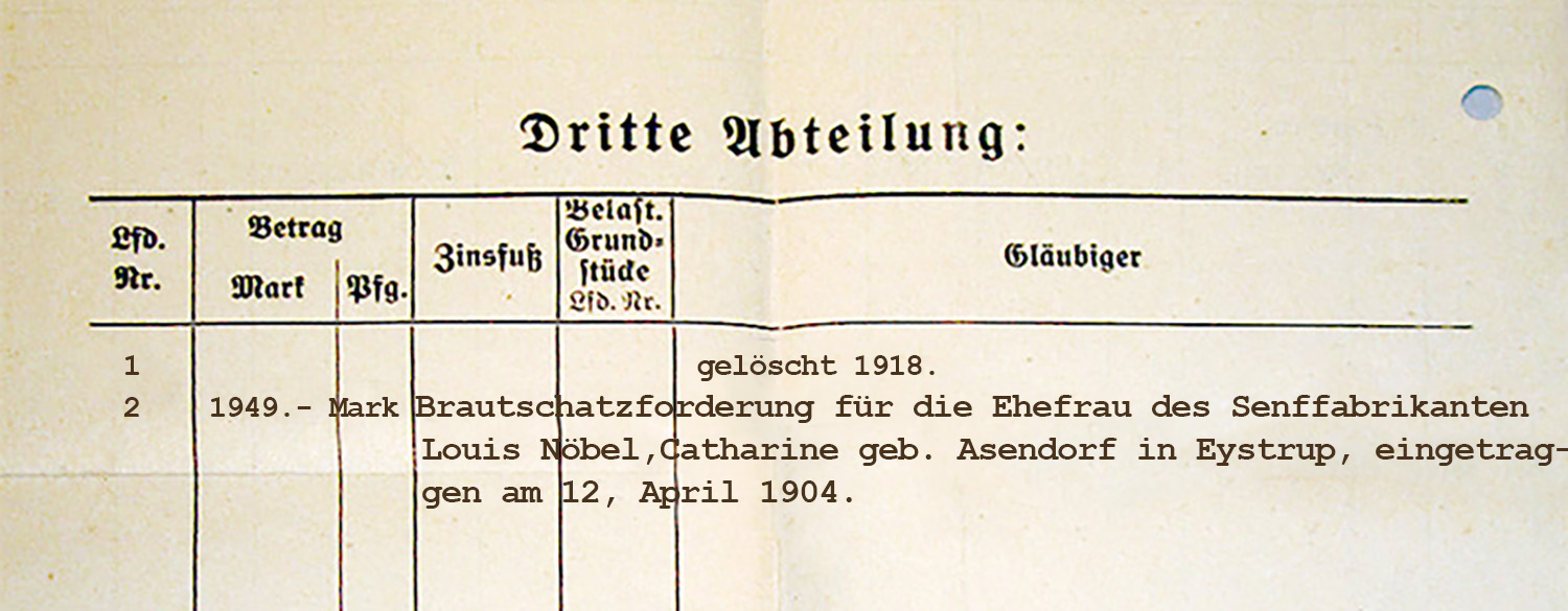 Luftaufnahme des Lebensmittelgeschäftes Anna Frerking