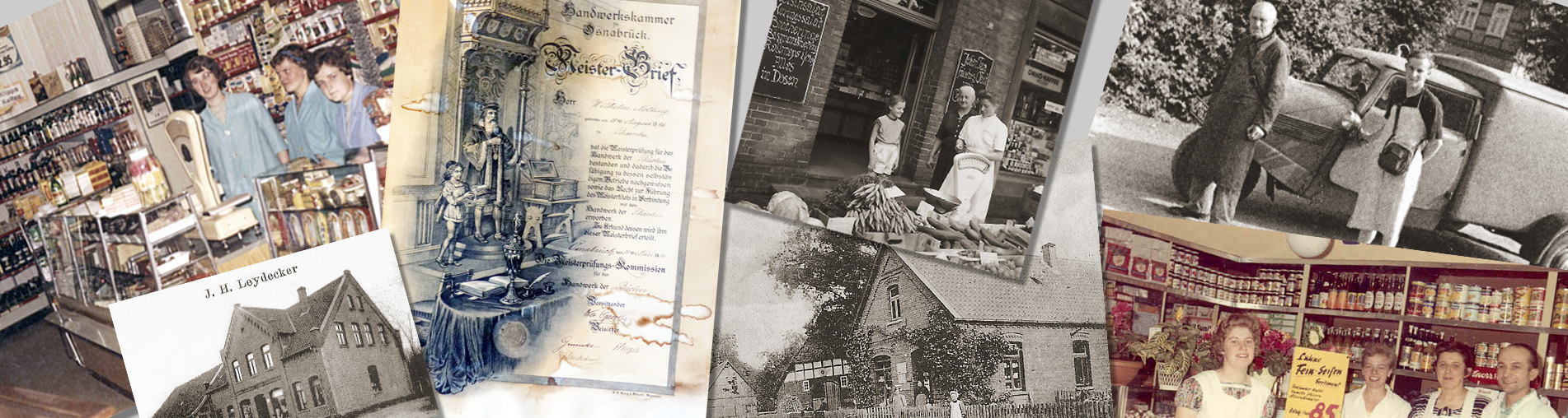 Eystruper Lebensmittelgeschäfte in den 50er Jahren