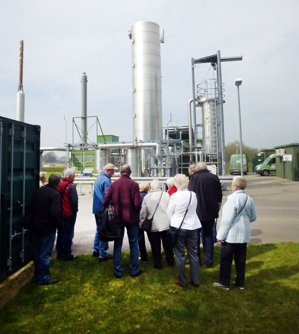 Besichtigung einer Biogasanlage 2016