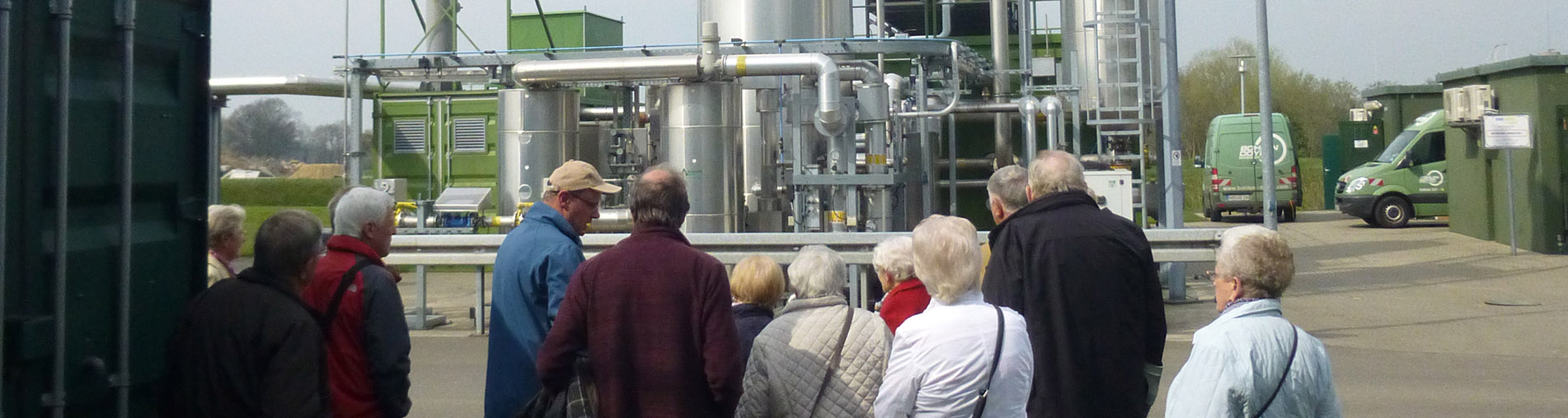 Besichtigung einer Biogasanlage