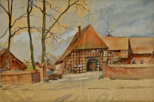 Arbeit der Malerin Nelly Cunow-Deetjen