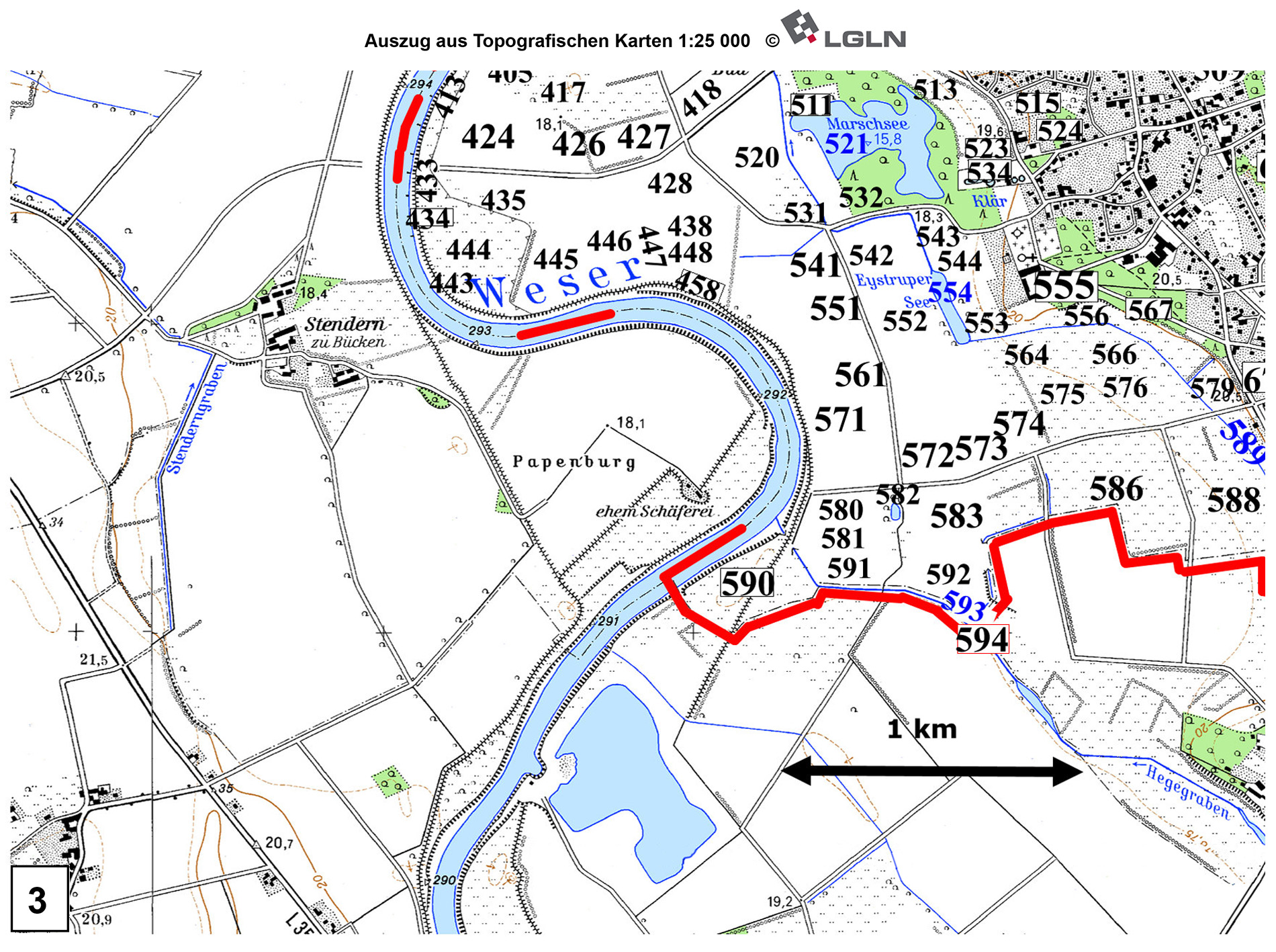 ALte Flurnamen in Hämelhausen