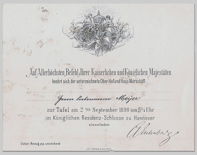 Kaiserliche Einladung