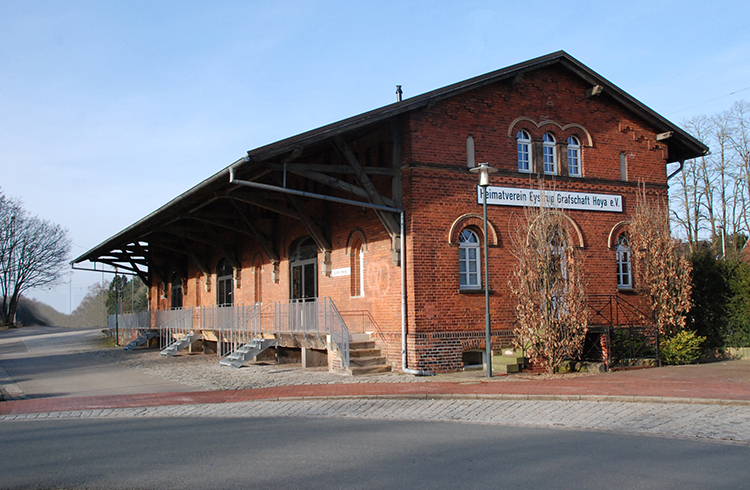 Der alte Eystruper Güterschuppen