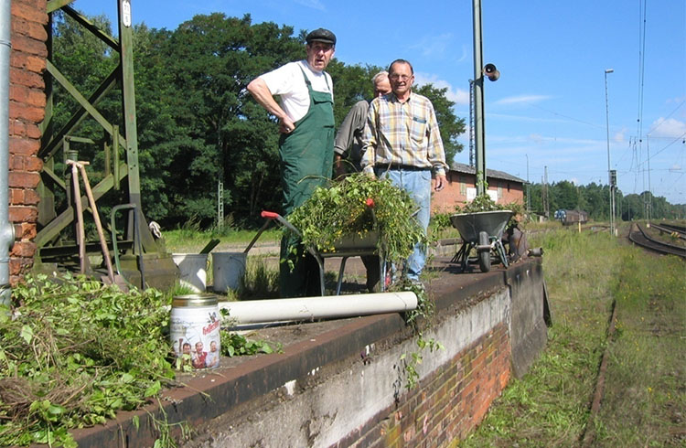 Der alte Eystruper Güterschuppen