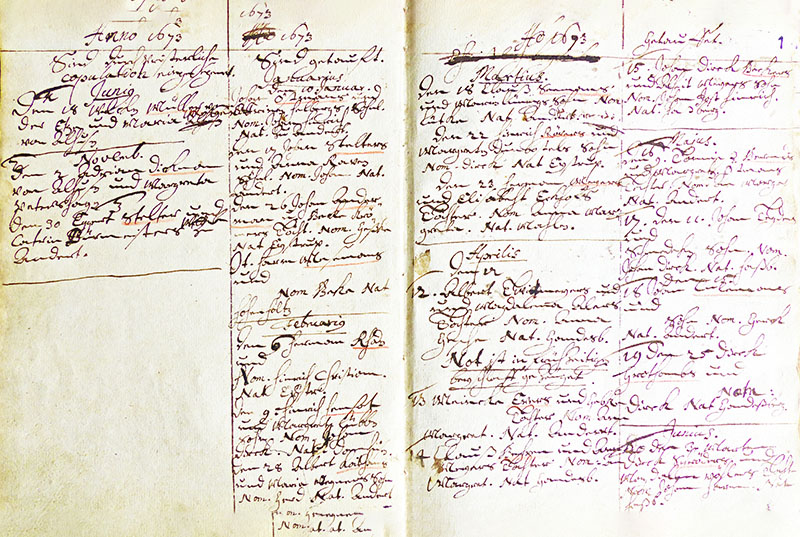 Eystruper Kirchenbücher