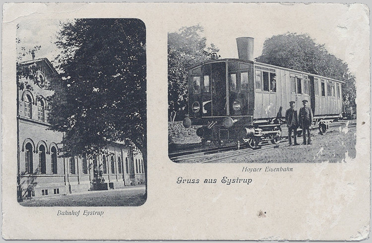 Alte Ansichtskarte aus Eystrup
