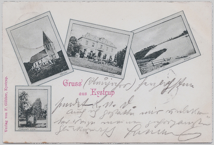 Alte Ansichtskarte aus Eystrup