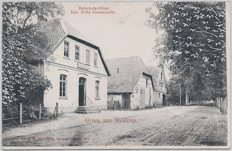 Alte Ansichtskarte aus Eystrup