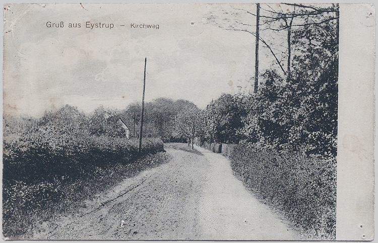 Alte Ansichtskarte aus Eystrup