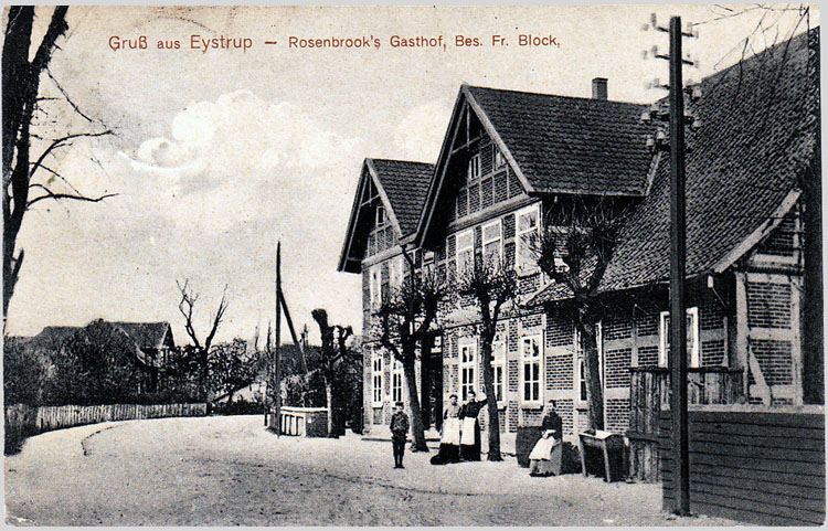 Alte Ansichtskarte aus Eystrup