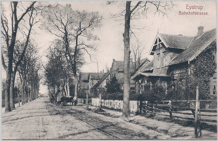 Alte Ansichtskarte aus Eystrup
