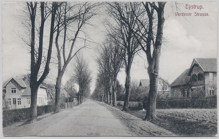 Alte Ansichtskarte aus Eystrup