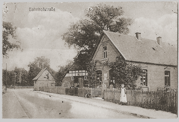 Alte Ansichtskarte aus Eystrup