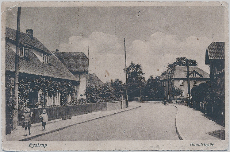 Alte Ansichtskarte aus Eystrup