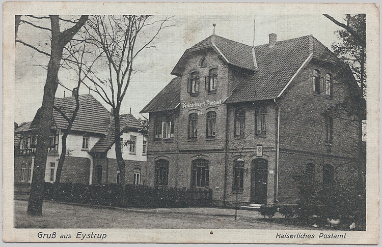 Alte Ansichtskarte aus Eystrup