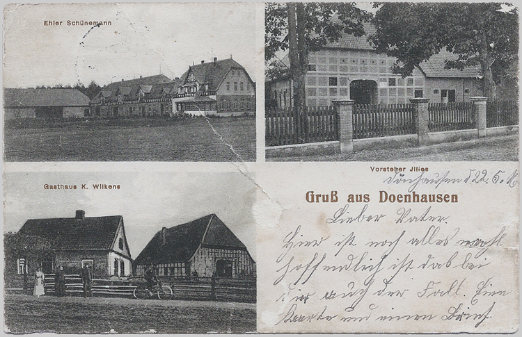 Alte Ansichtskarte aus Eystrup