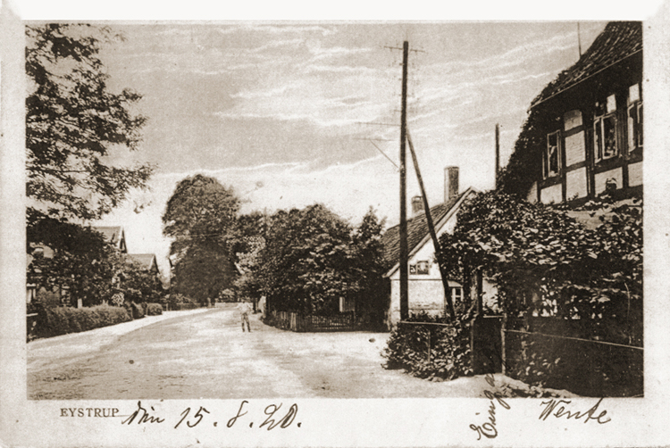 Alte Ansichtskarte aus Eystrup