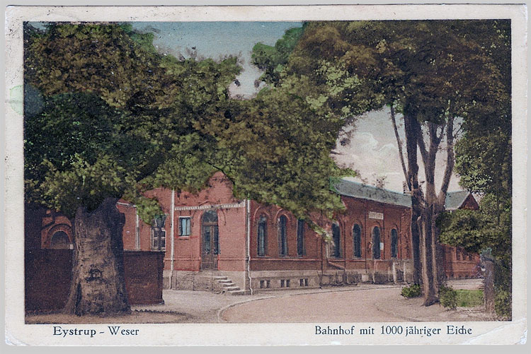 Alte Ansichtskarte aus Eystrup