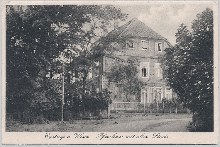 Alte Ansichtskarte aus Eystrup