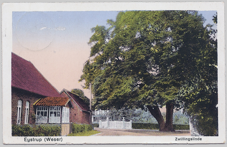 Alte Ansichtskarte aus Eystrup