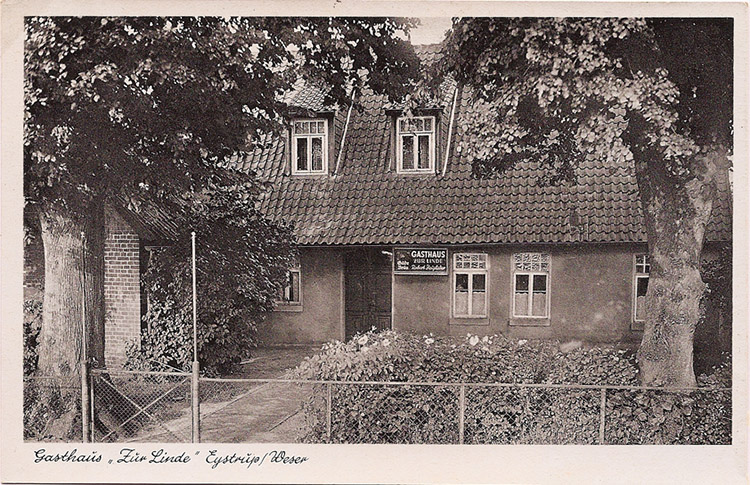 Alte Ansichtskarte aus Eystrup