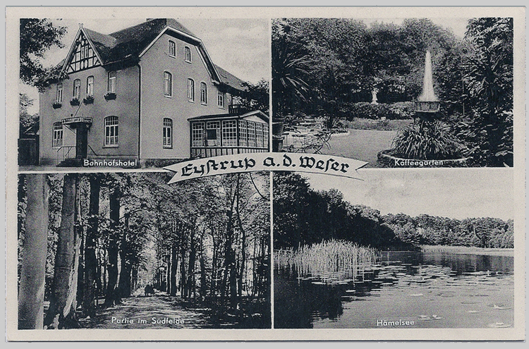 Alte Ansichtskarte aus Eystrup