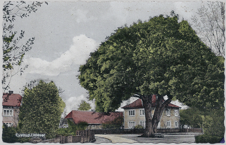 Alte Ansichtskarte aus Eystrup