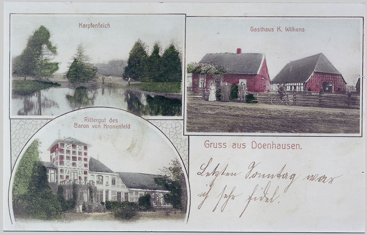 Alte Ansichtskarte aus Eystrup