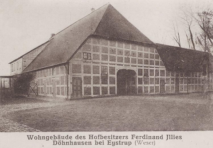 Alte Ansichtskarte aus Eystrup