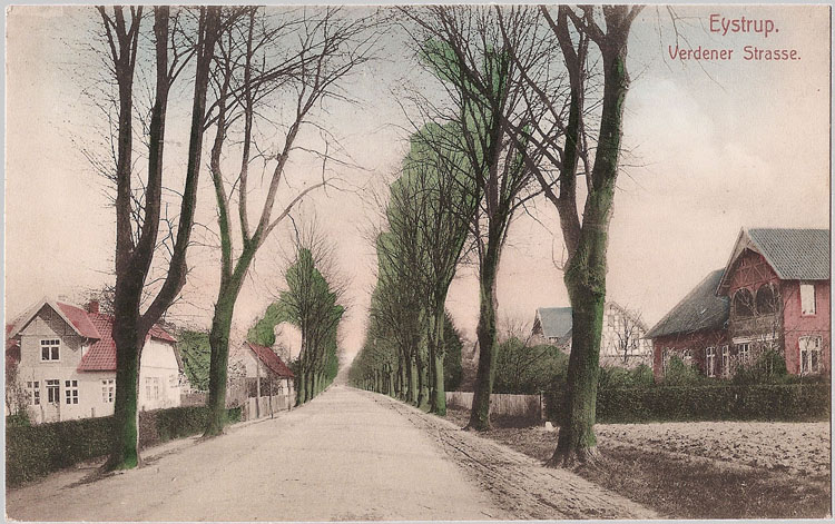 Alte Ansichtskarte aus Eystrup