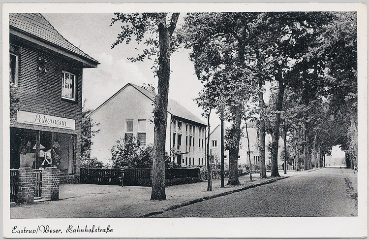 Alte Ansichtskarte aus Eystrup