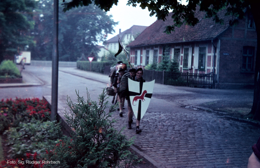 Das ehemalige Postgebäude an der Ecke Alexanderweg 1963