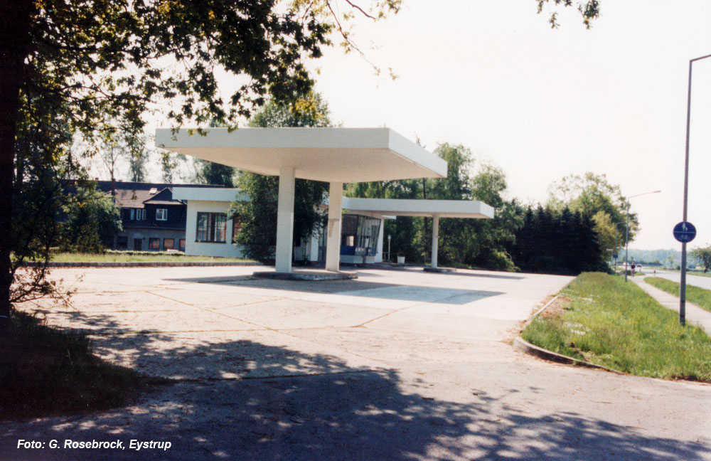 Die ehemalige  ARAL-Tankstelle