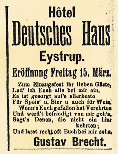 Bahnhof Eystrup mit Rowan Triebwagen der Hoyaer Eisenbahn